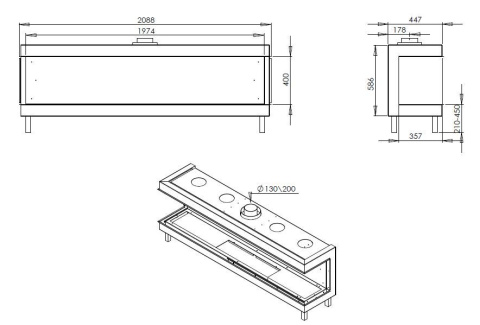 ORTAL KOMINEK GAZOWY CLEAR 200 TS ORTAL KOMINEK GAZOWY CLEAR 200 TS