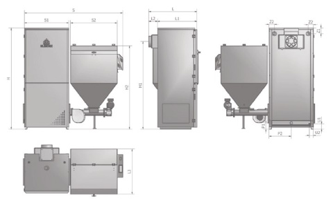 KLIMOSZ KOCIOŁ DUO INDUSTRIAL NG 150 KLIMOSZ KOCIOŁ DUO INDUSTRIAL NG 150
