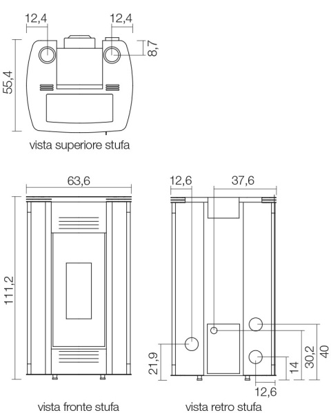 CADEL PIEC VENUS3 AIR PLUS BLACHA 12,5 KW CADEL PIEC VENUS3 AIR PLUS BLACHA 12,5 KW