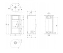 KRATKI PIEC KOZA EPSILON 8KW FI150 Z DOMYKANIEM