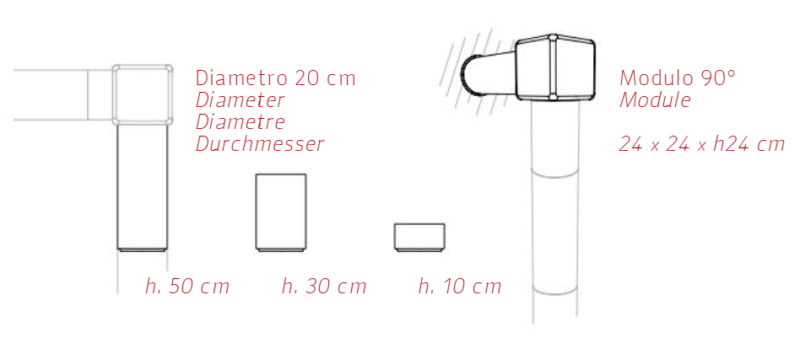 Piec kaflowy Castellamonte Stack