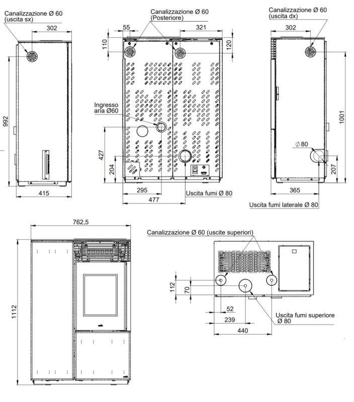 Piecyk na pellet Nobis A10 C Light